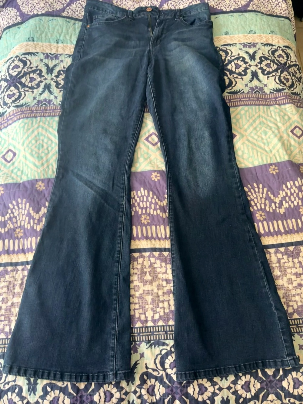 YMI Dark Blue Flare Jeans